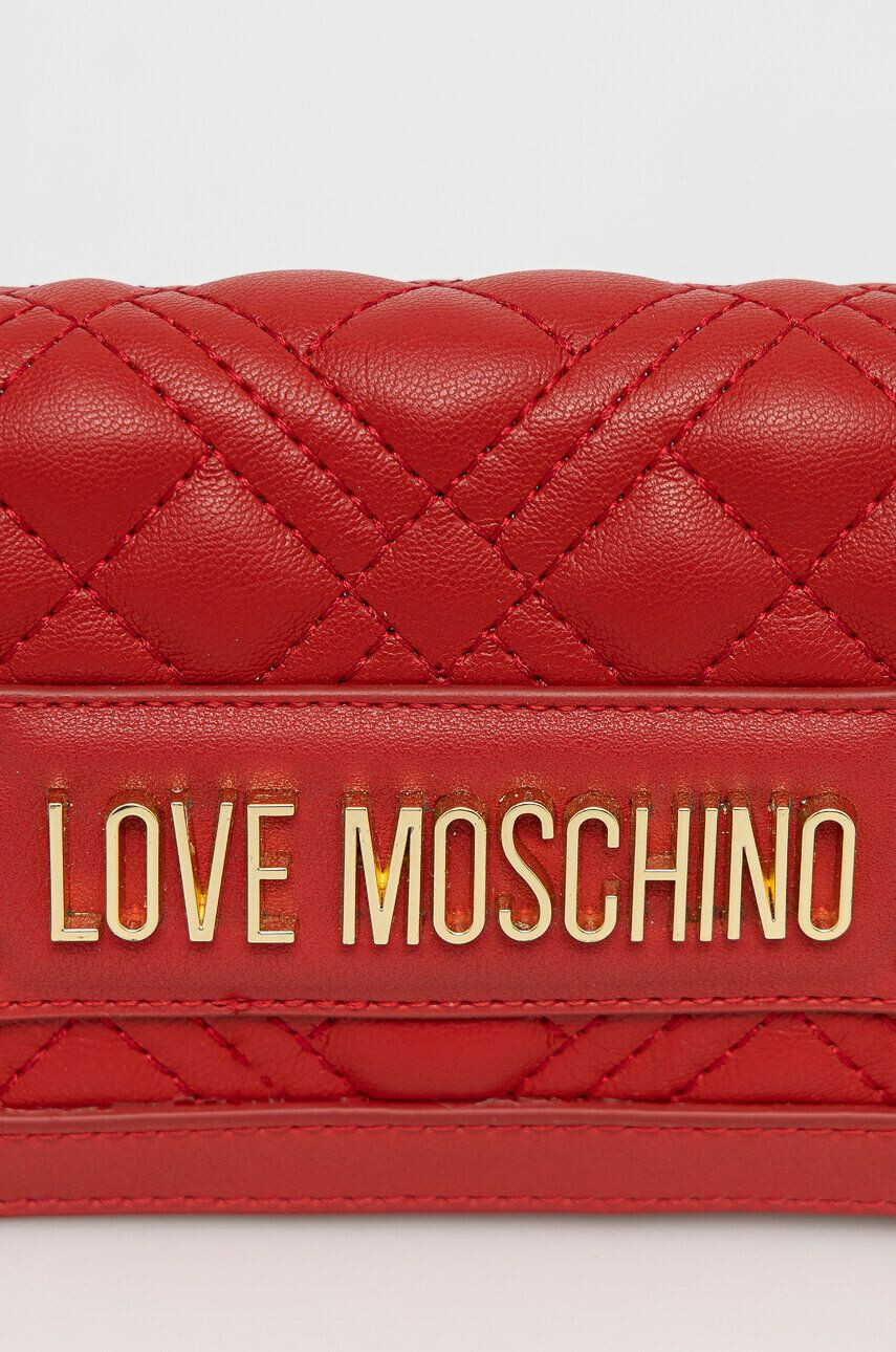 Love Moschino Peněženka červená barva - Pepit.cz