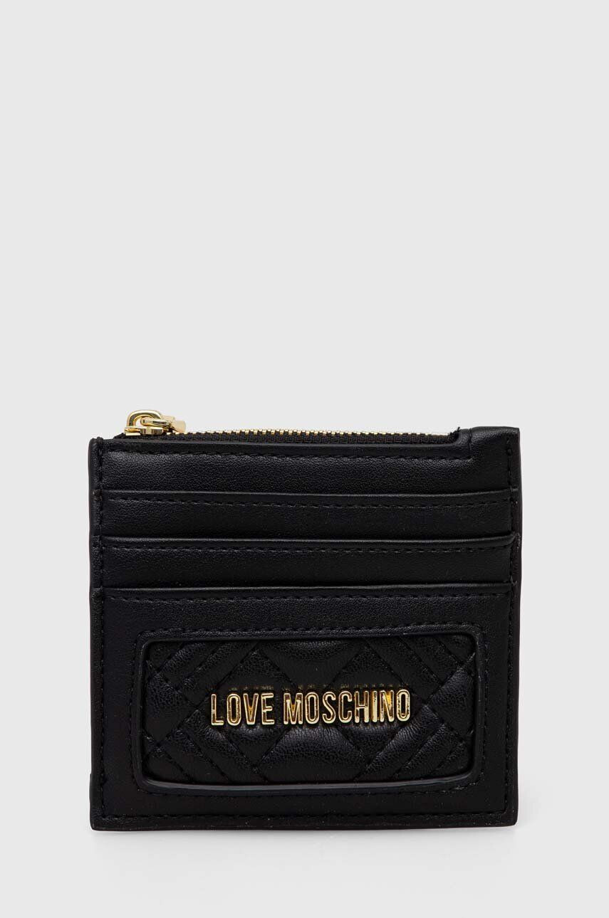 Love Moschino Peněženka černá barva - Pepit.cz