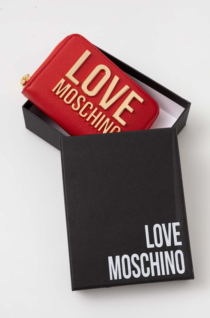 Love Moschino Peněženka červená barva - Pepit.cz