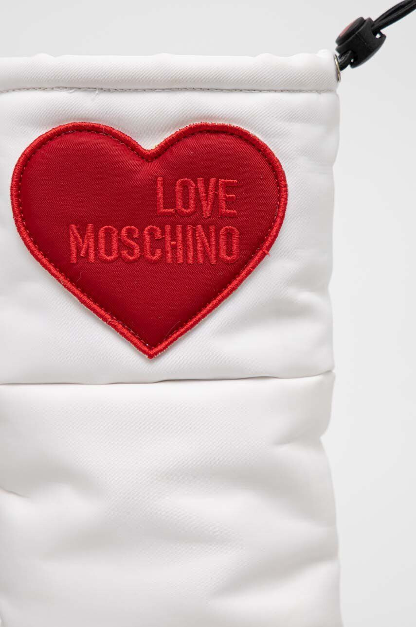 Love Moschino Sněhule bílá barva - Pepit.cz