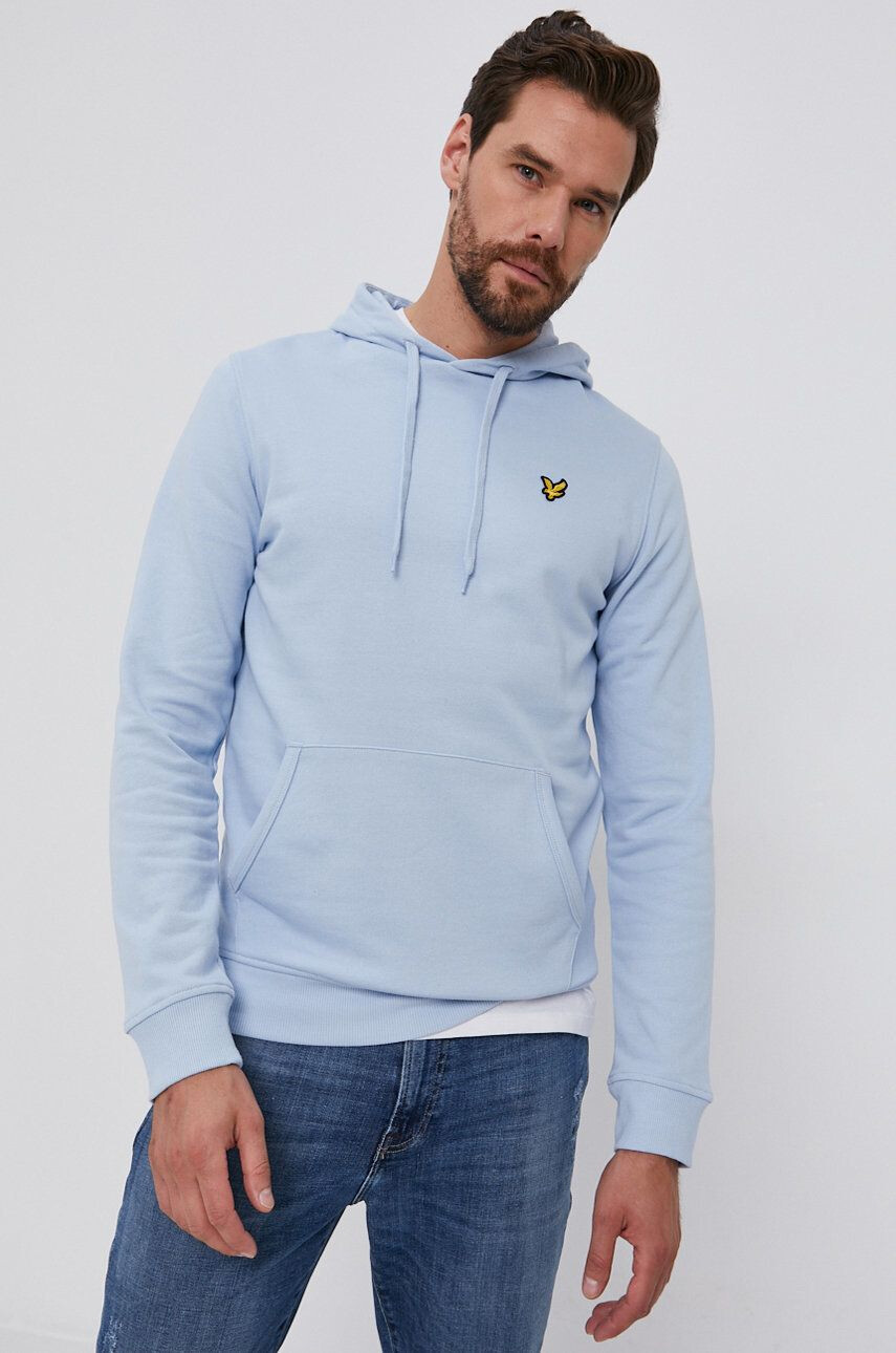 Lyle & Scott Bavlněná mikina pánská hladká - Pepit.cz