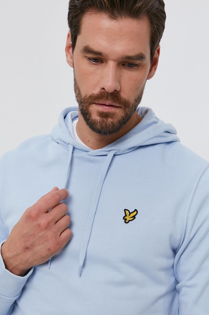 Lyle & Scott Bavlněná mikina pánská hladká - Pepit.cz