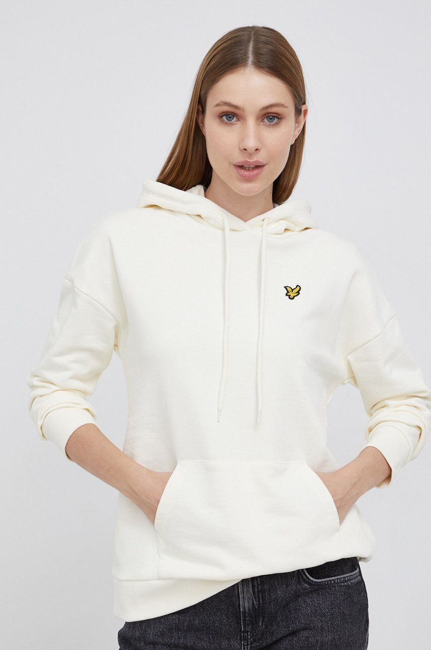 Lyle & Scott Bavlněná mikina pánská růžová barva hladká - Pepit.cz