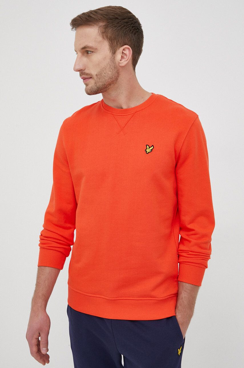 Lyle & Scott Bavlněná mikina pánská hladká - Pepit.cz