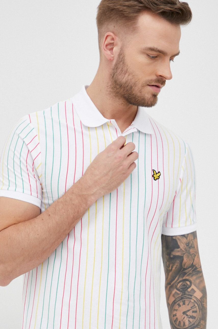 Lyle & Scott Bavlněné polo tričko - Pepit.cz