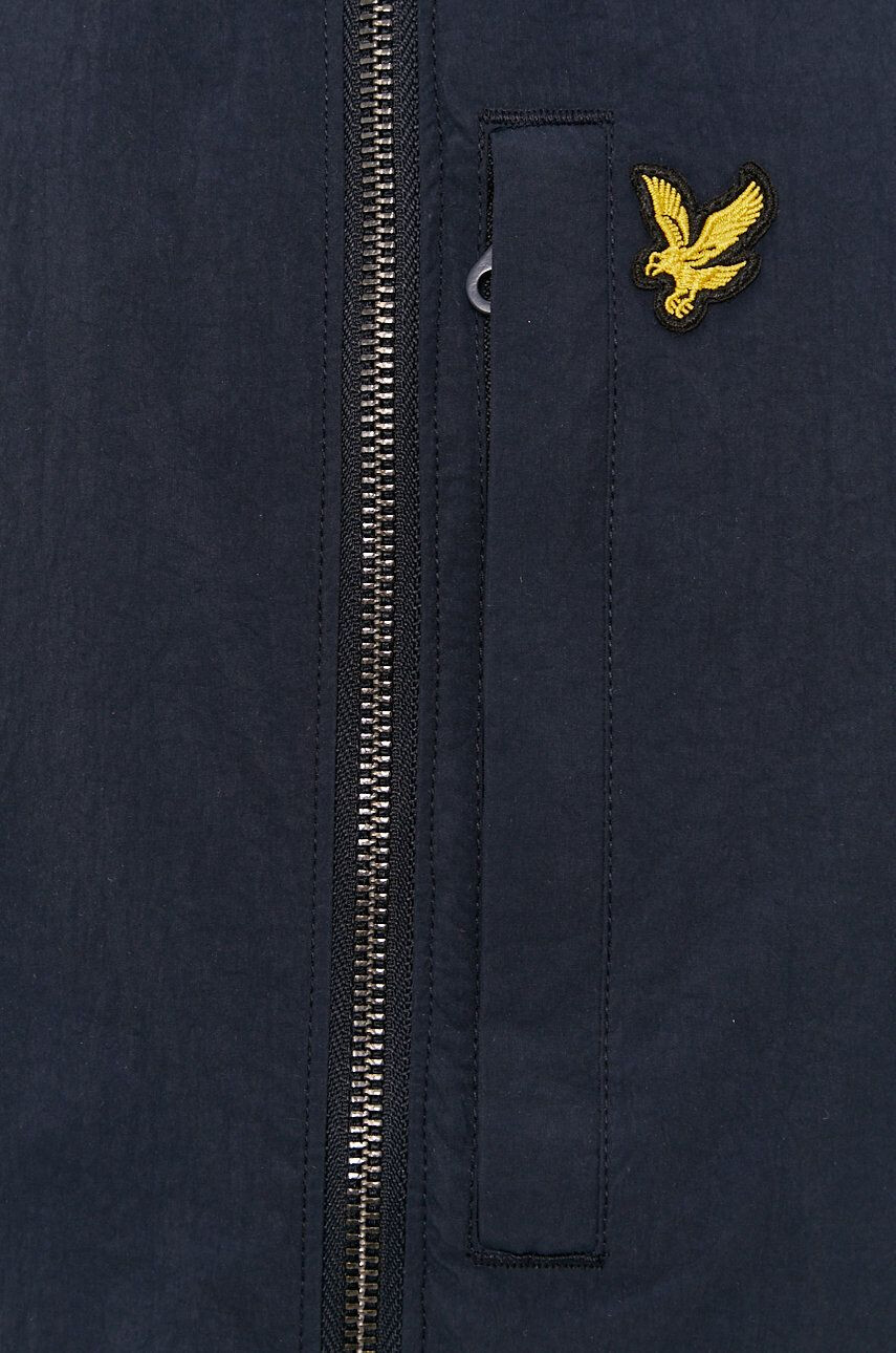 Lyle & Scott Bunda pánská tmavomodrá barva přechodná - Pepit.cz