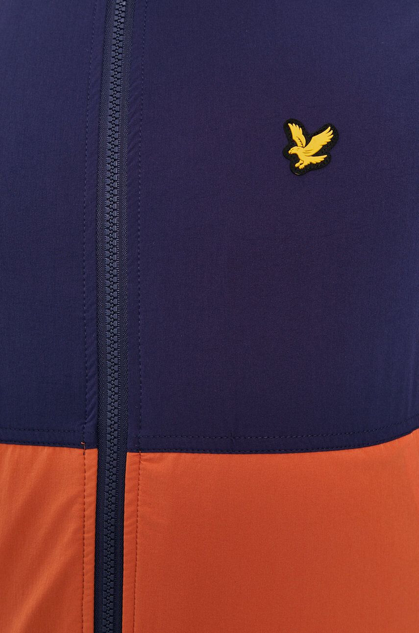 Lyle & Scott Bunda pánská tmavomodrá barva přechodná - Pepit.cz