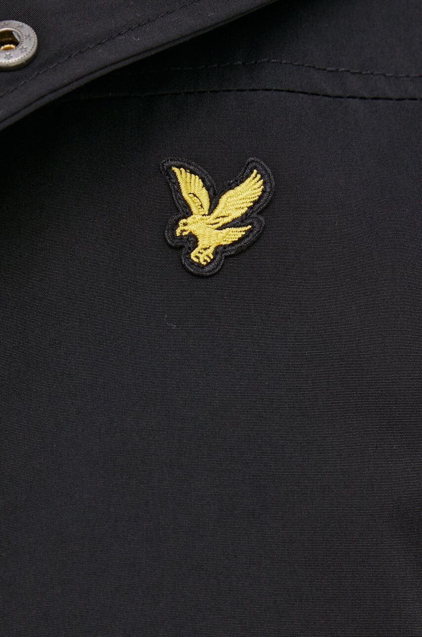 Lyle & Scott Bunda pánská černá barva přechodná - Pepit.cz