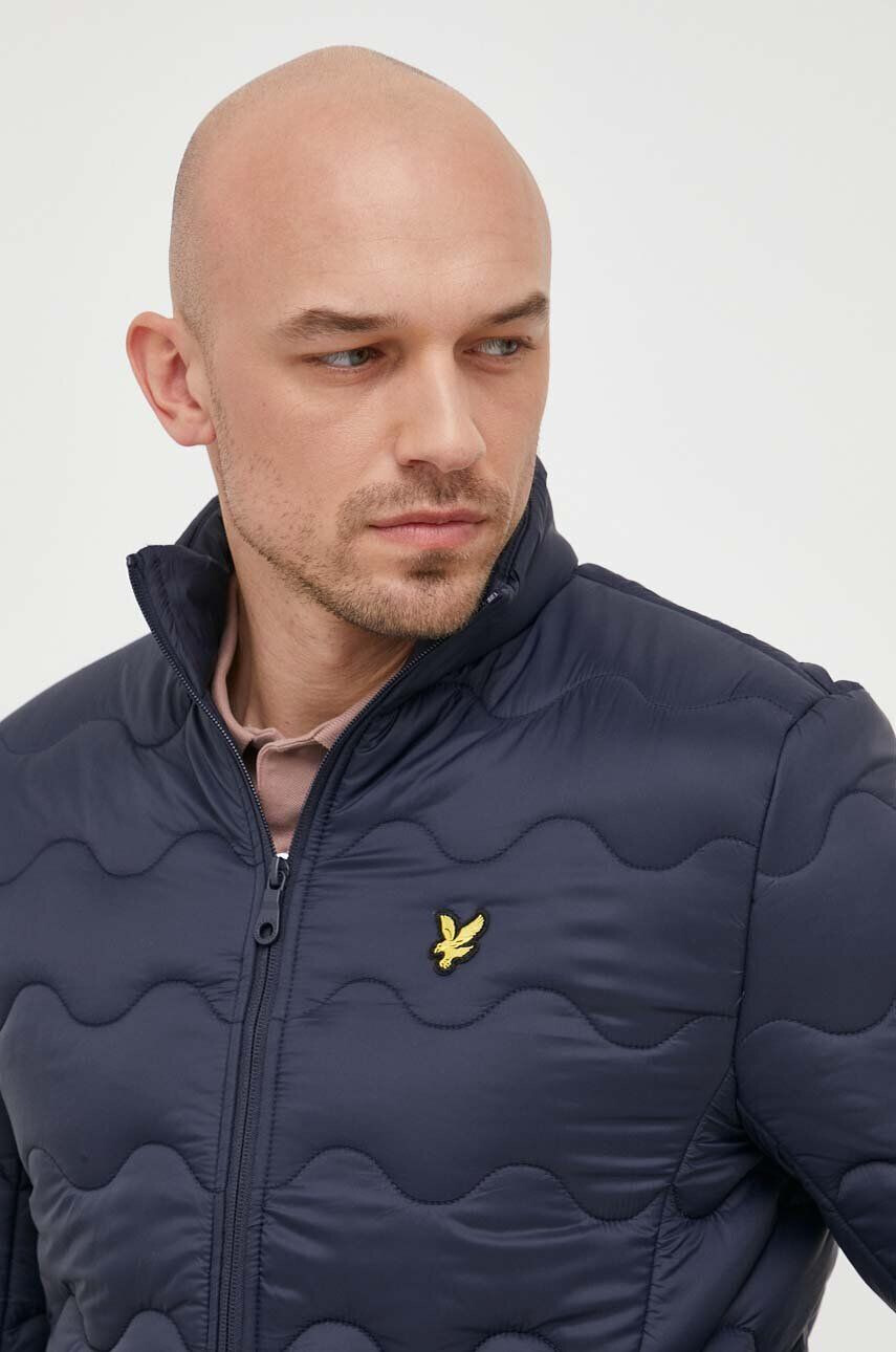 Lyle & Scott Bunda pánská tmavomodrá barva přechodná - Pepit.cz