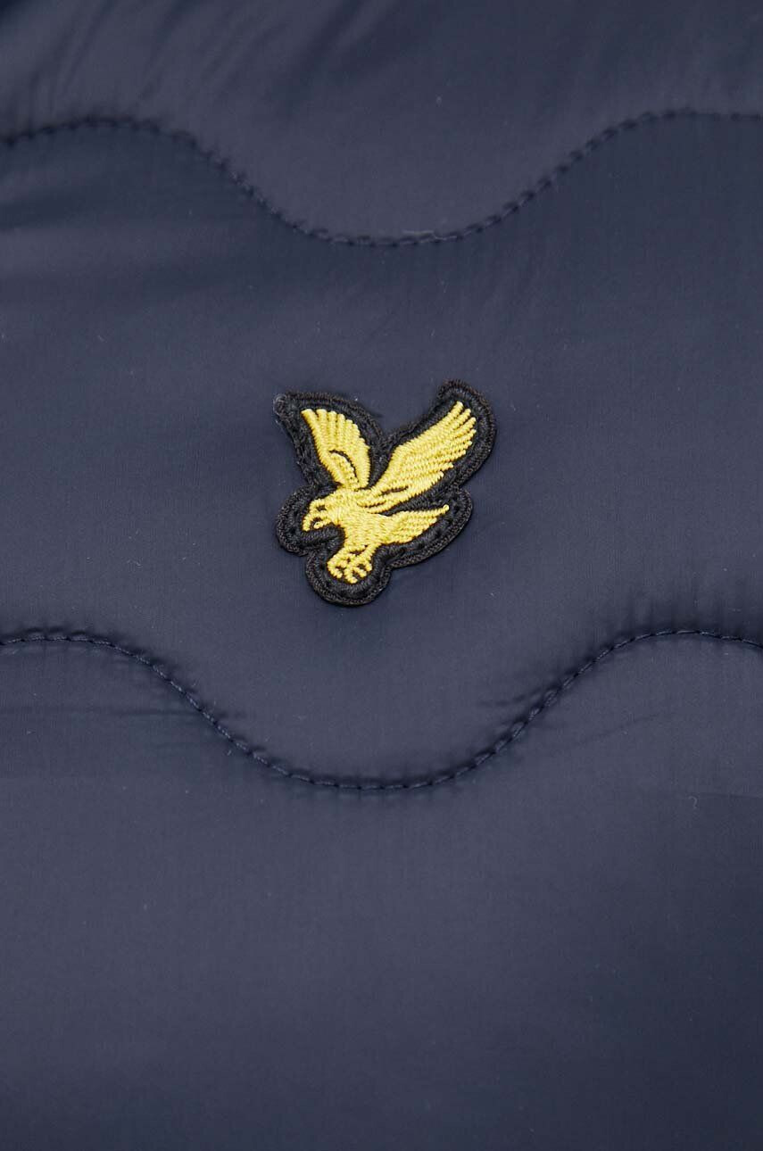 Lyle & Scott Bunda pánská tmavomodrá barva přechodná - Pepit.cz