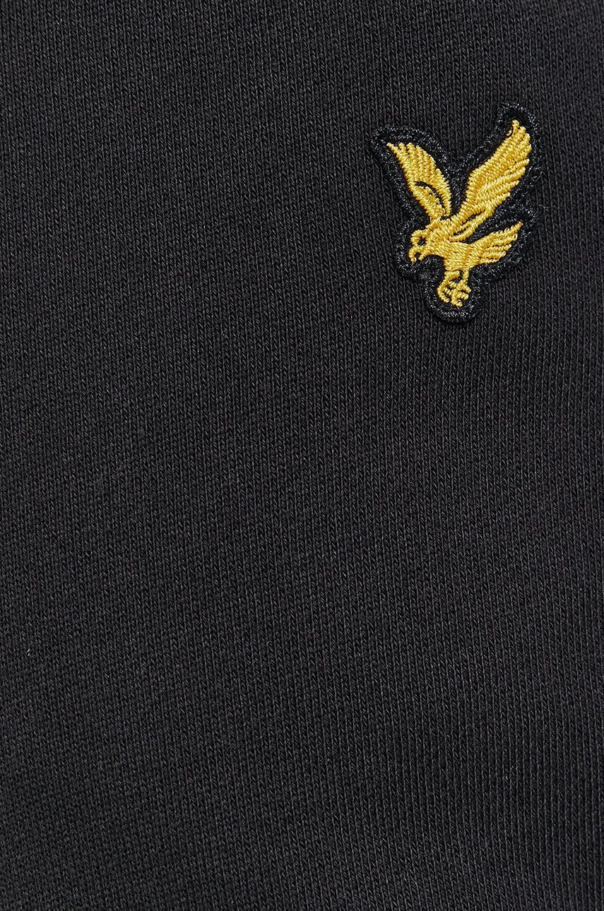 Lyle & Scott Kalhoty pánské černá barva hladké - Pepit.cz