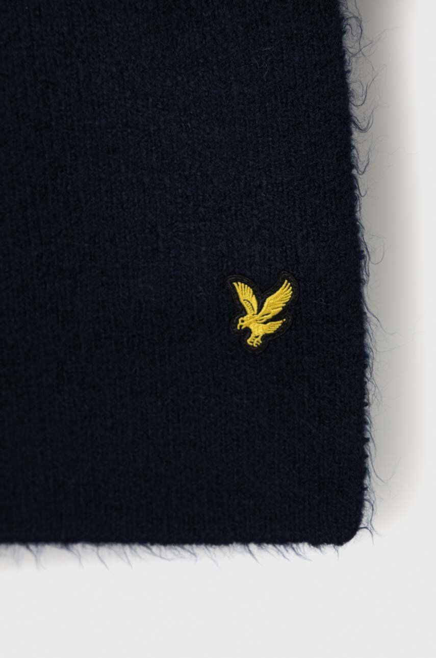 Lyle & Scott Šála tmavomodrá barva - Pepit.cz