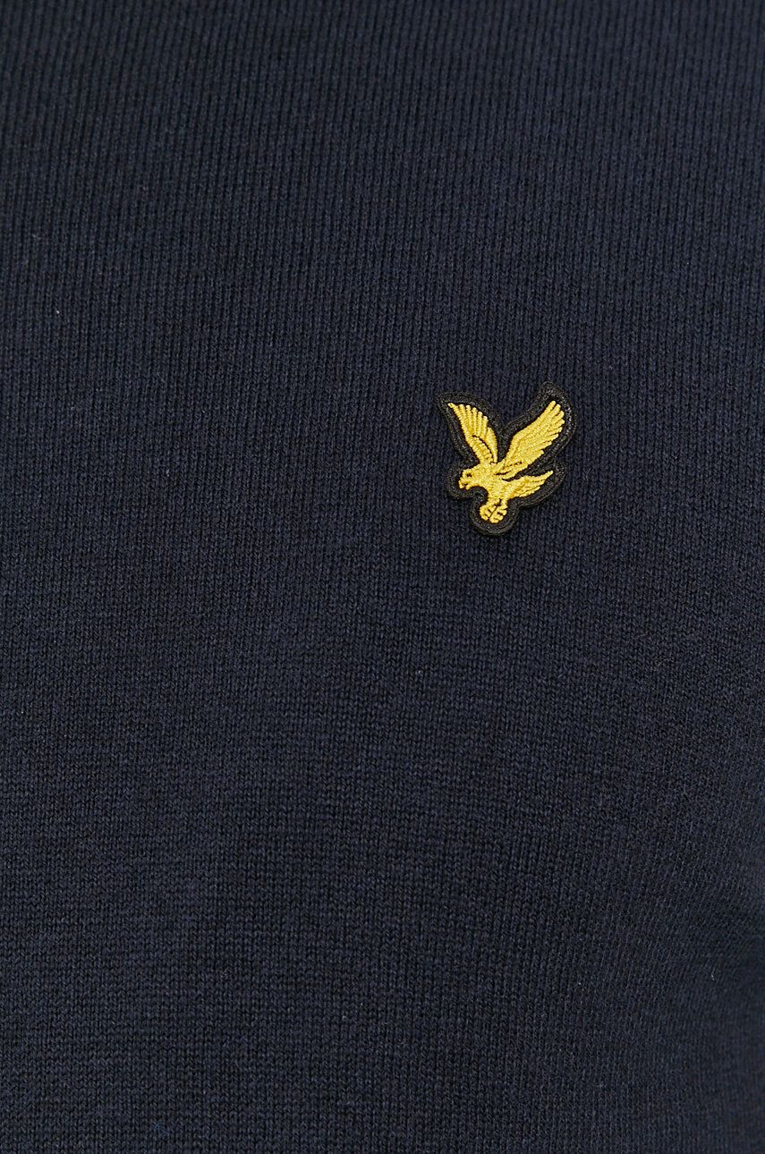 Lyle & Scott Svetr pánský tmavomodrá barva lehký - Pepit.cz