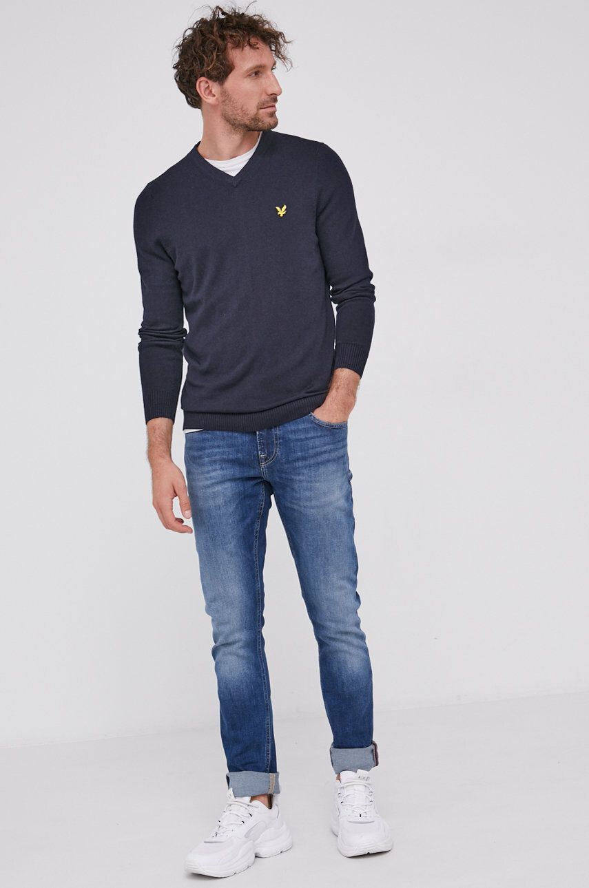 Lyle & Scott Svetr z vlněné směsi - Pepit.cz