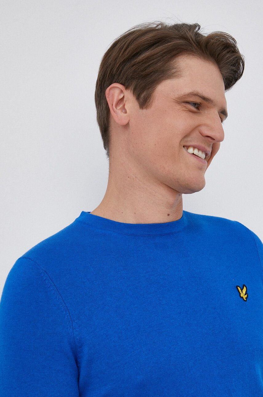 Lyle & Scott Svetr z vlněné směsi pánský lehký - Pepit.cz