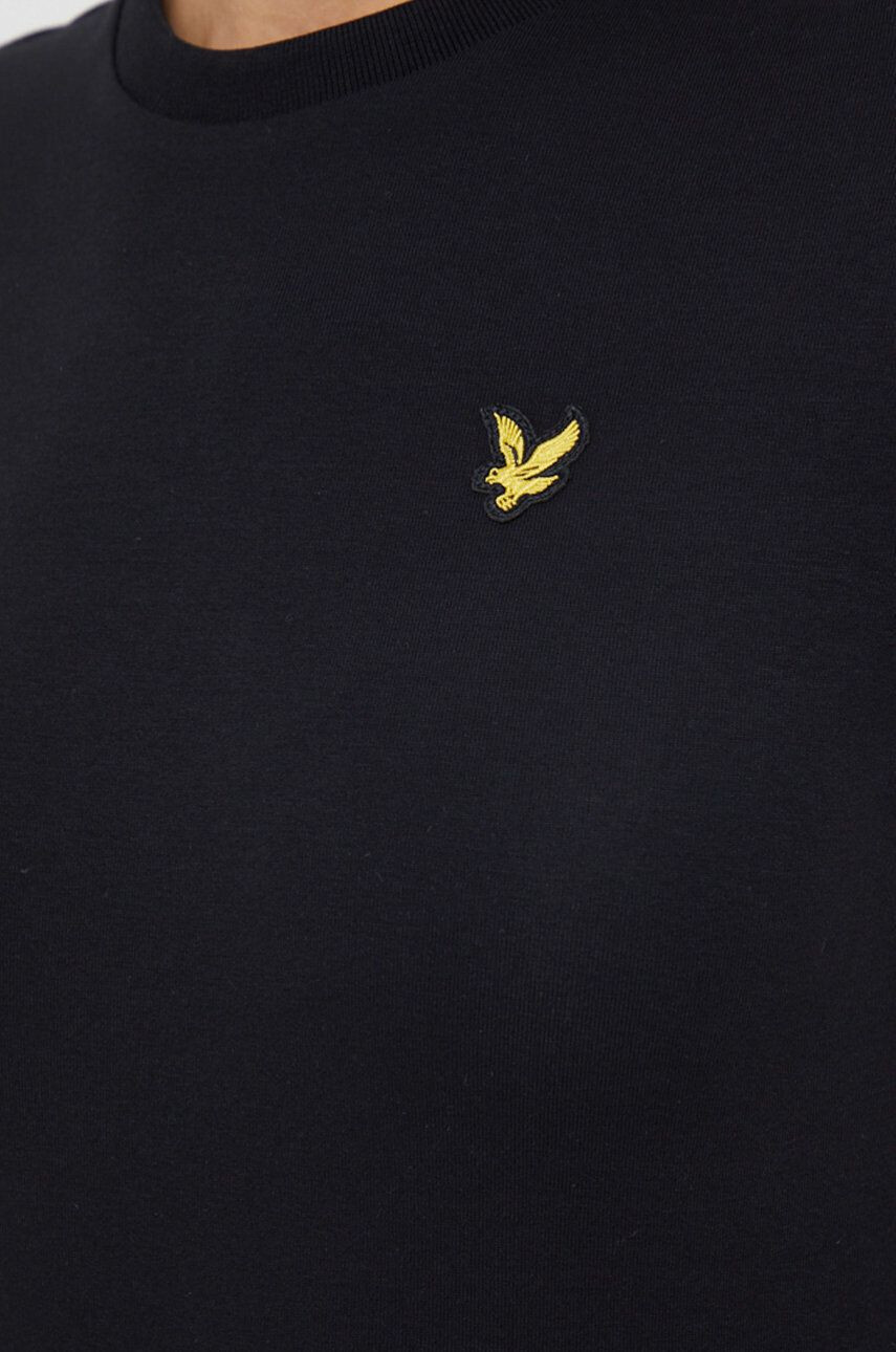 Lyle & Scott Tričko černá barva - Pepit.cz