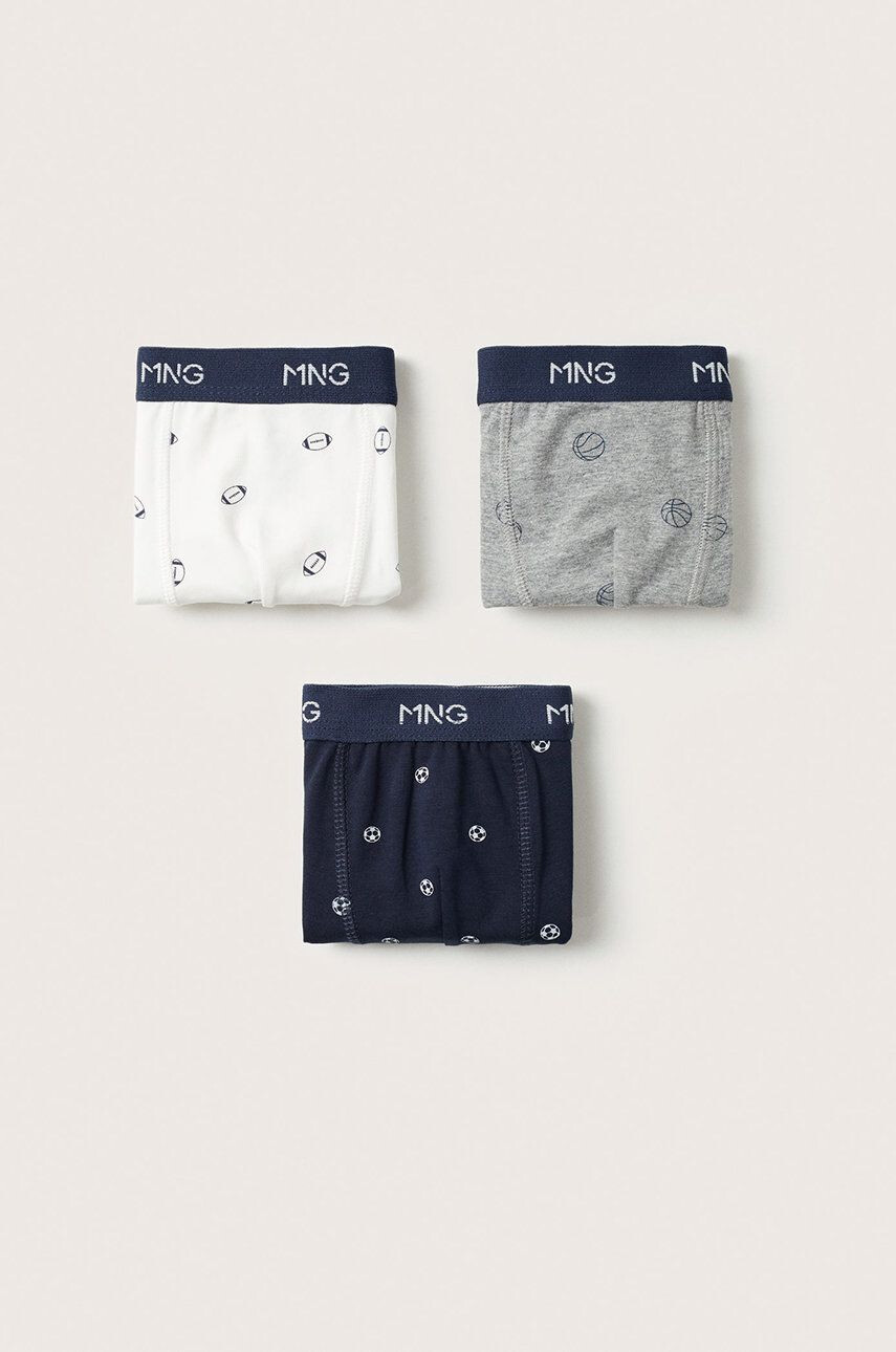 Mango Kids Dětské boxerky Ballsb (3-pack) - Pepit.cz