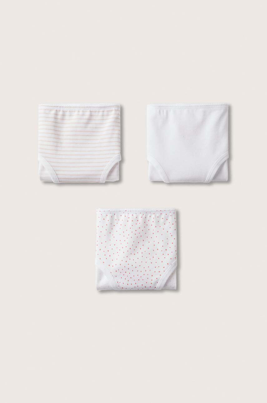 Mango Kids Dětské kalhotky Rose (3-pack) - Pepit.cz