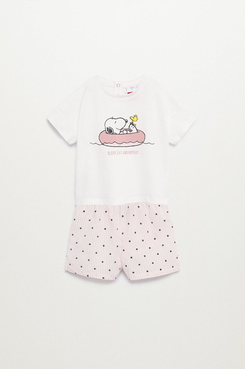 Mango Kids Dětské pyžamo Snoopyb 80-104 cm - Pepit.cz