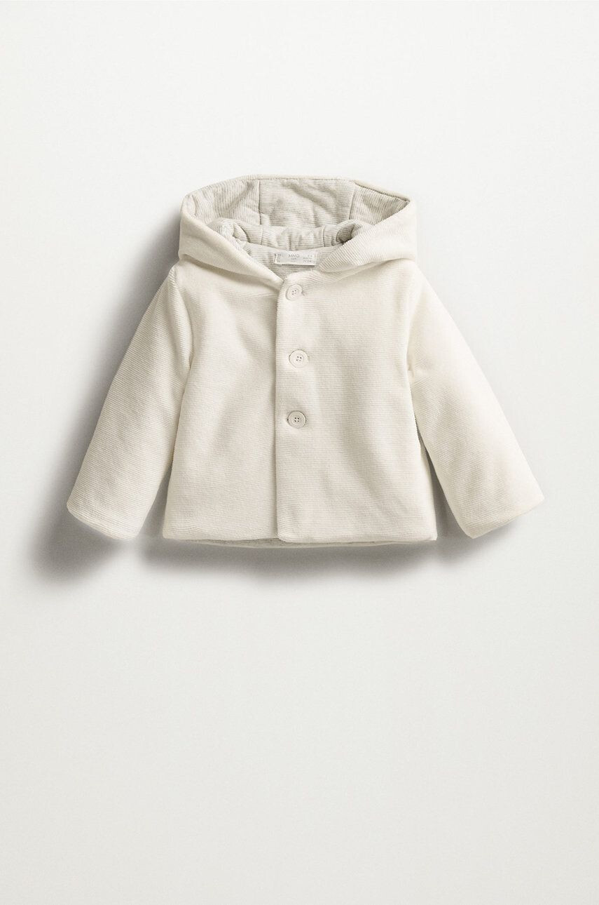 Mango Kids Kojenecká bunda White - Pepit.cz