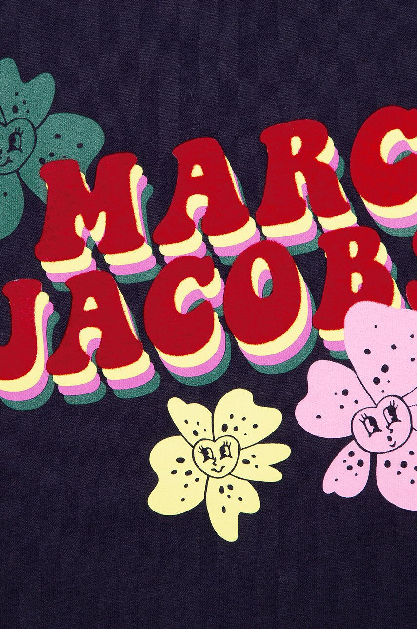 Marc Jacobs Dětské bavlněné tričko tmavomodrá barva - Pepit.cz