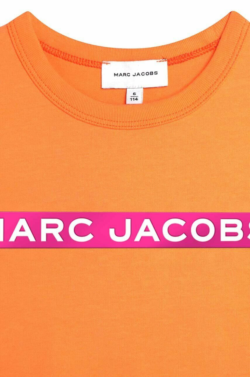 Marc Jacobs Dětské bavlněné tričko oranžová barva - Pepit.cz