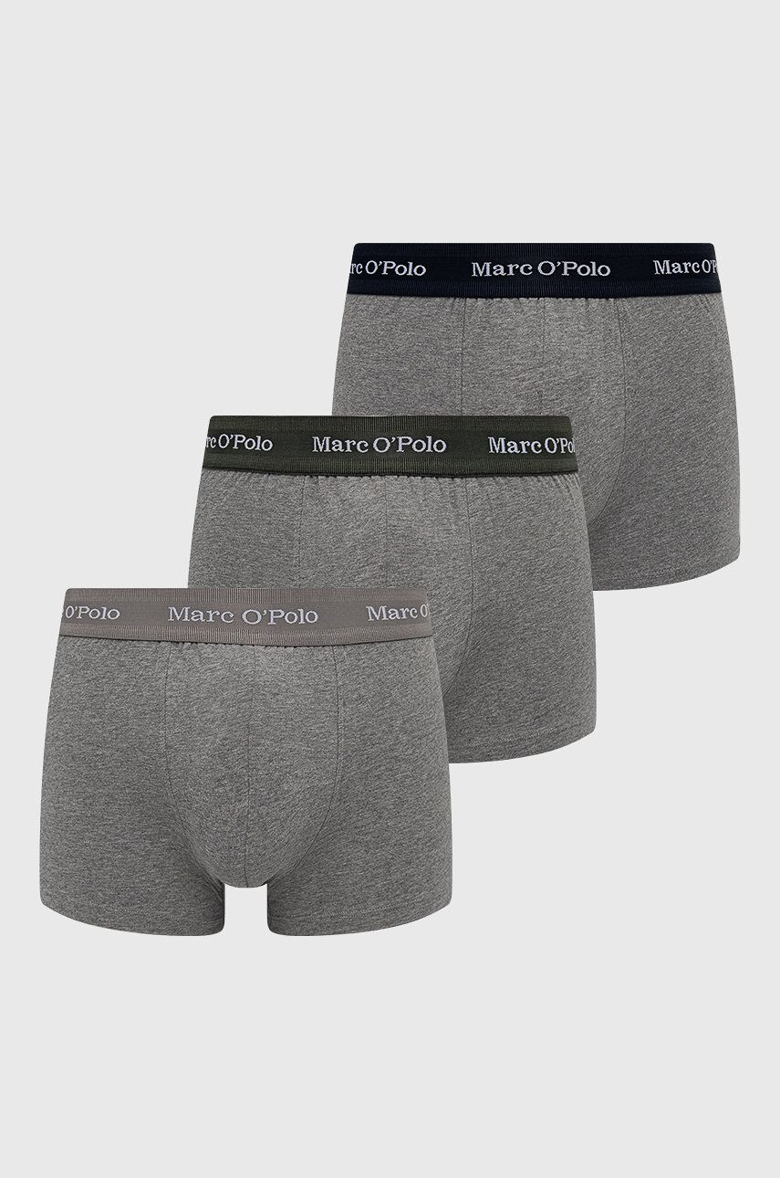 Marc O'Polo Boxerky 3-pack pánské vínová barva - Pepit.cz