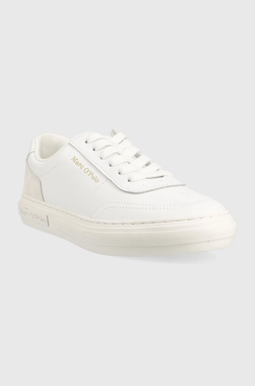 Marc O'Polo Kožené sneakers boty bílá barva 302 15823501 104 LL2M3045 - Pepit.cz