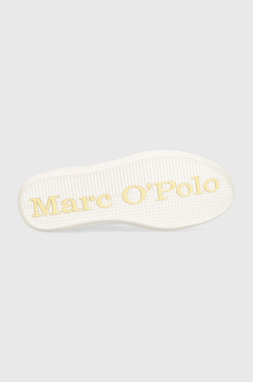 Marc O'Polo Kožené sneakers boty bílá barva 302 15823501 104 LL2M3045 - Pepit.cz