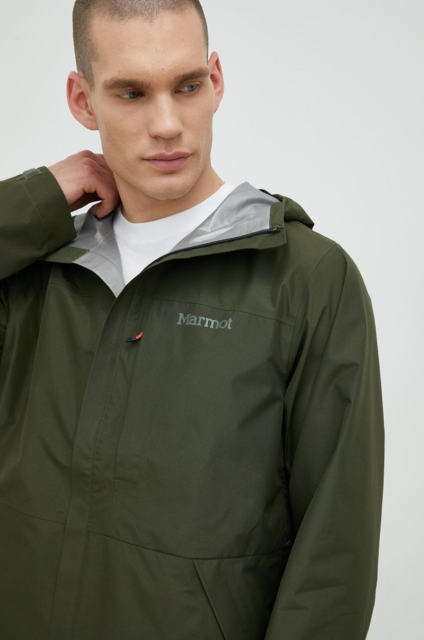 Marmot Outdoorová bunda Minimalist GORE-TEX zelená barva gore-tex - Pepit.cz