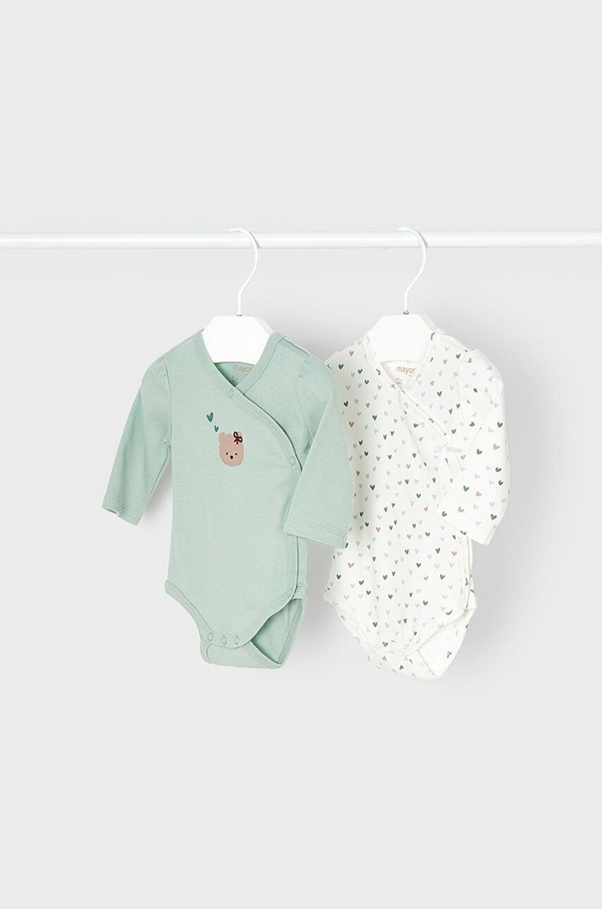 Mayoral Newborn bavlněné kojenecké body (2-pack) - Pepit.cz