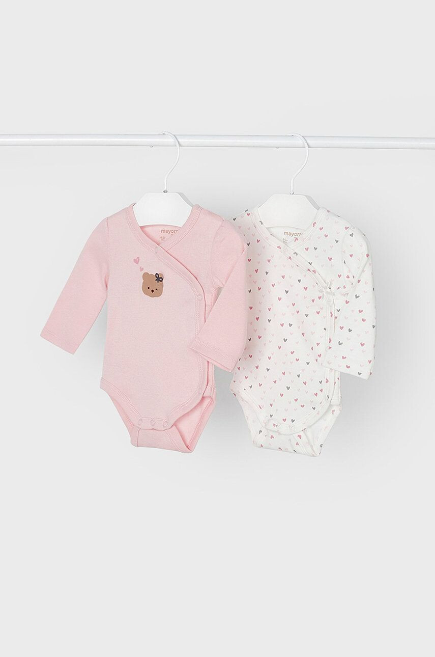 Mayoral Newborn bavlněné kojenecké body (2-pack) - Pepit.cz