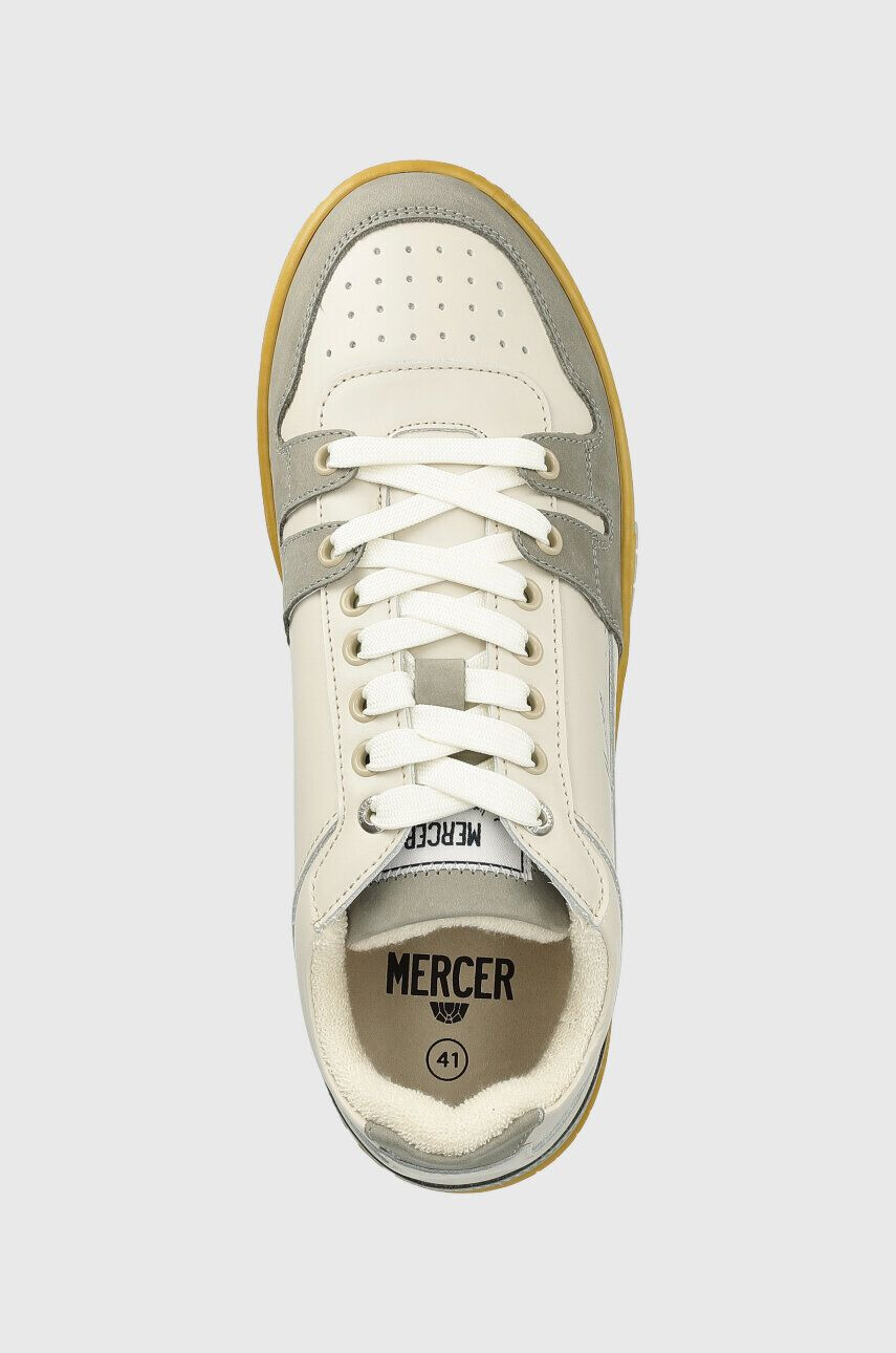 Mercer Amsterdam Kožené sneakers boty The Brooklyn šedá barva - Pepit.cz