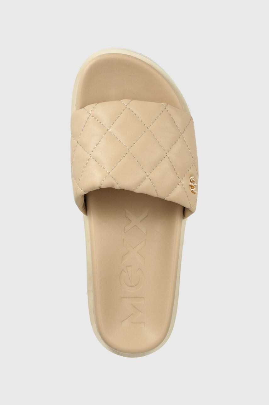 Mexx Pantofle Sandal Jaël dámské béžová barva na platformě - Pepit.cz