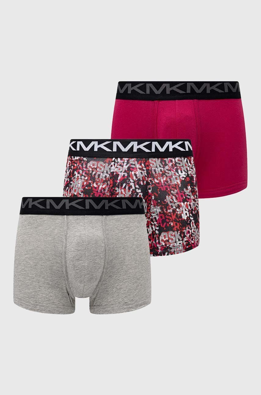 Michael Kors Boxerky 3-pack pánské růžová barva - Pepit.cz