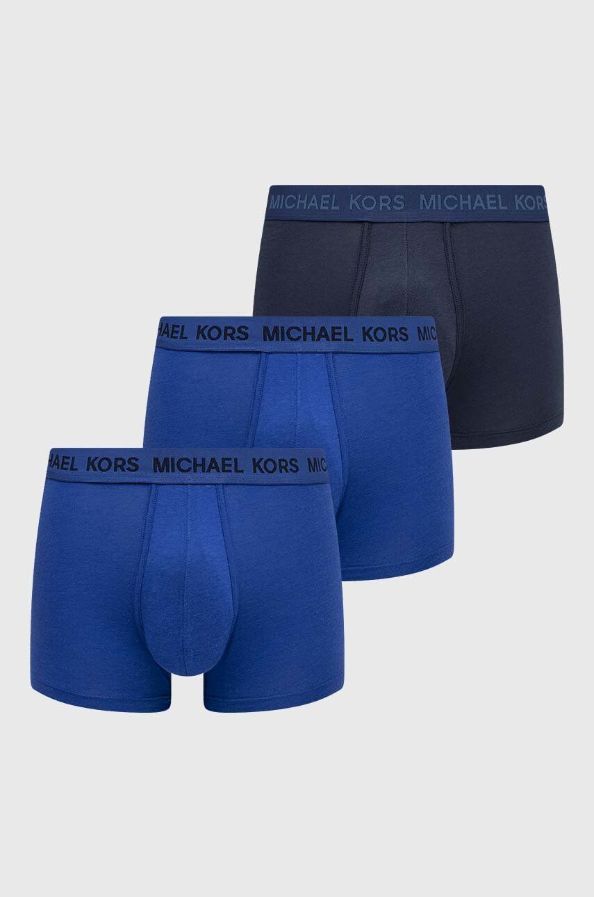 Michael Kors Boxerky 3-pack pánské tmavomodrá barva - Pepit.cz