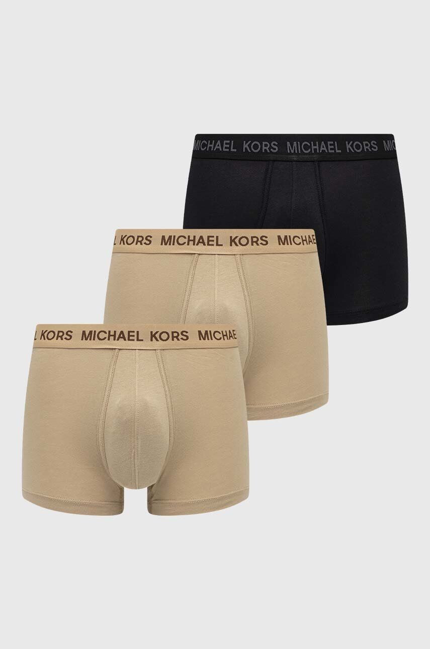 Michael Kors Boxerky 3-pack pánské béžová barva - Pepit.cz