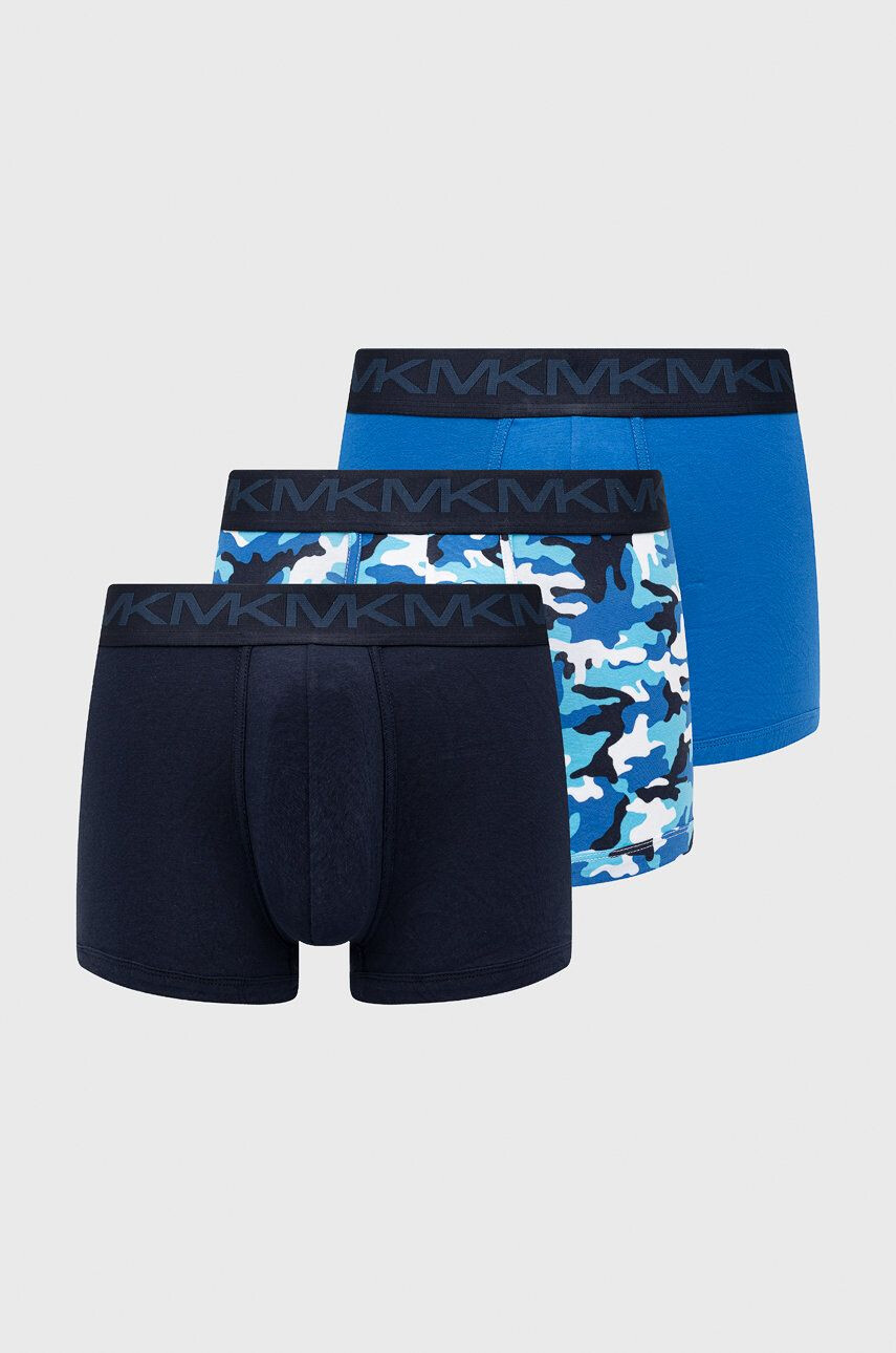 Michael Kors Boxerky MICHAEL (3-pack) pánské tmavomodrá barva - Pepit.cz