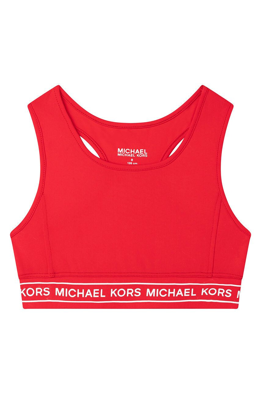 Michael Kors Dětská sportovní podprsenka červená barva - Pepit.cz