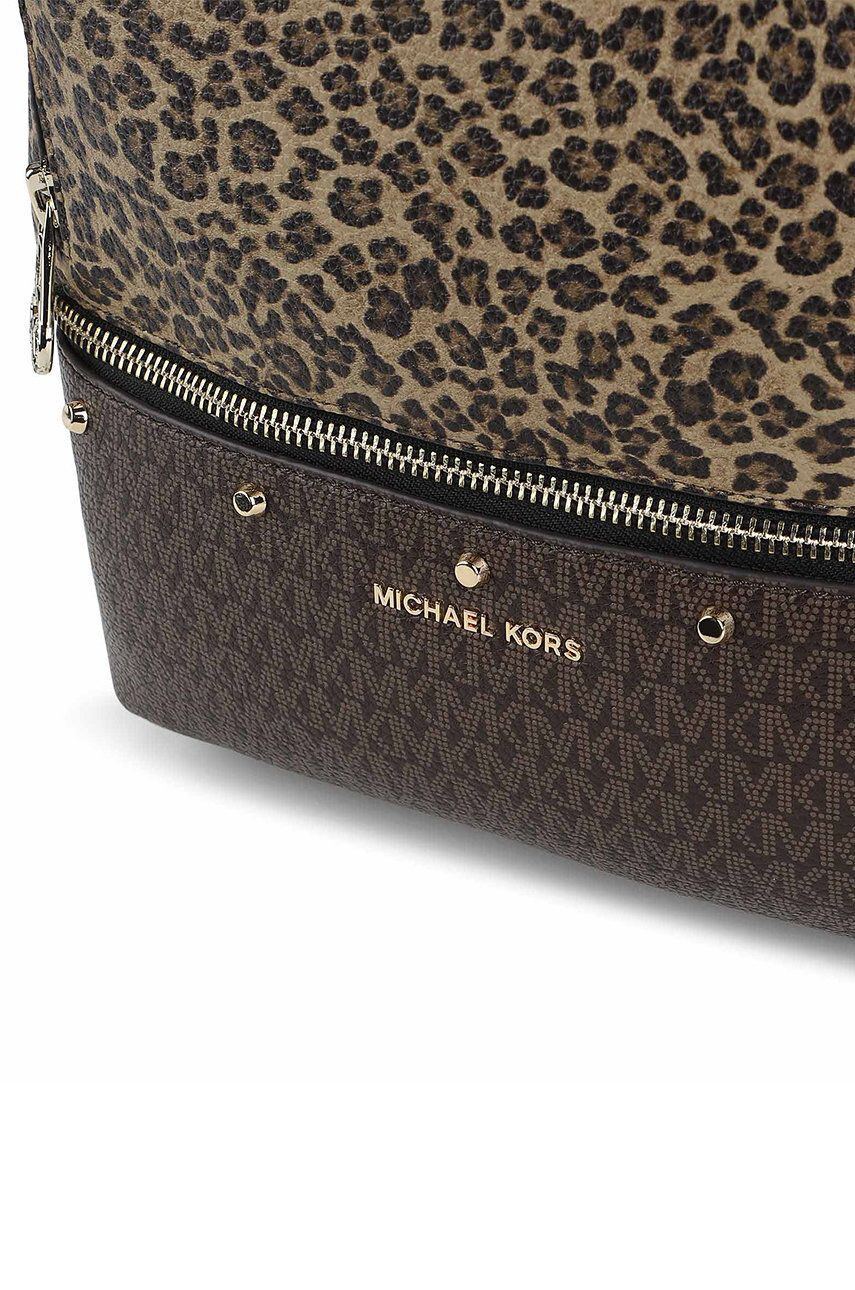 Michael Kors Dětský batoh hnědá barva malý vzorovaný - Pepit.cz