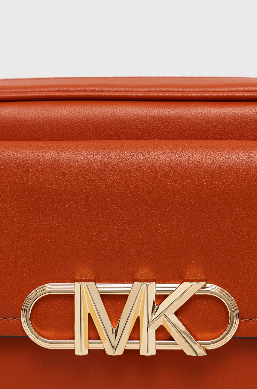 MICHAEL Michael Kors Kožená kabelka oranžová barva - Pepit.cz