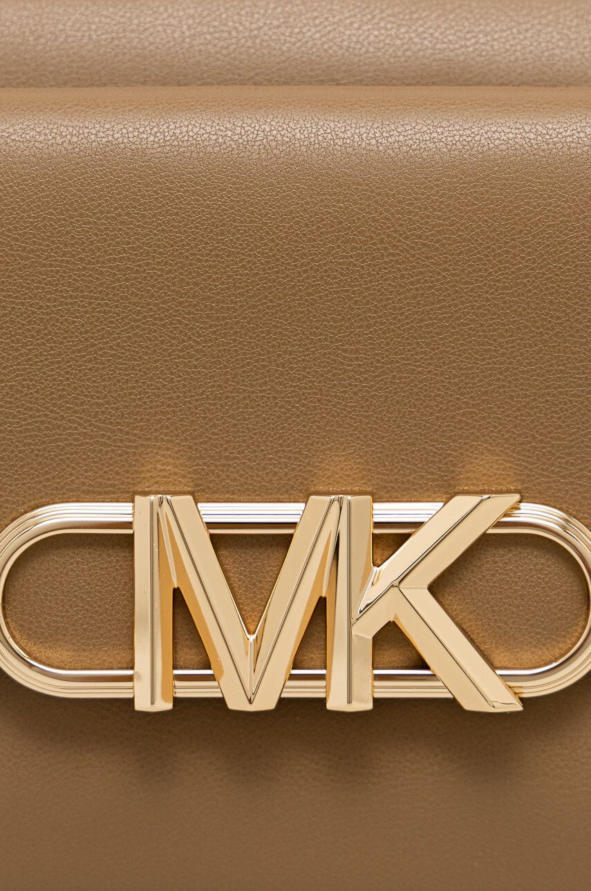 MICHAEL Michael Kors Kožená kabelka hnědá barva - Pepit.cz