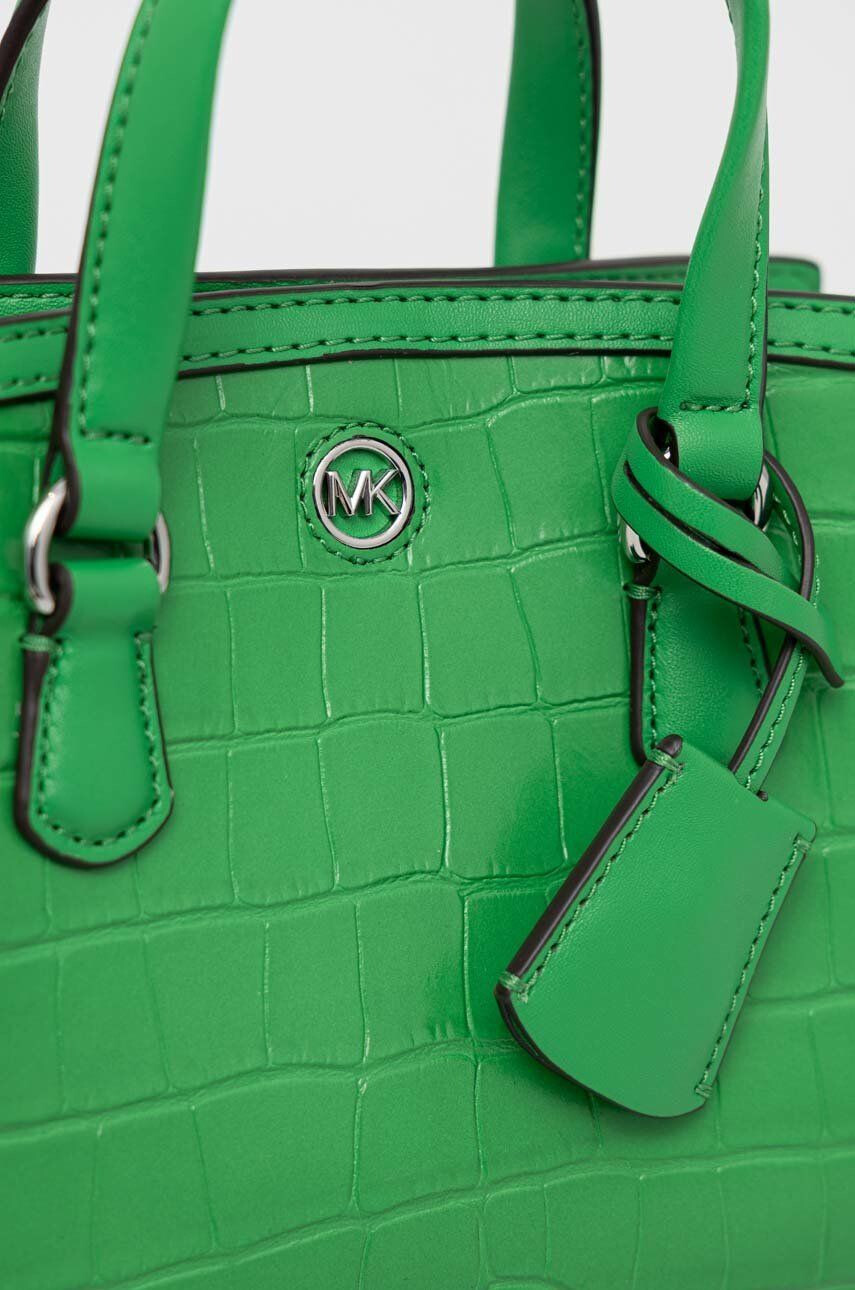 MICHAEL Michael Kors Kožená kabelka hnědá barva - Pepit.cz