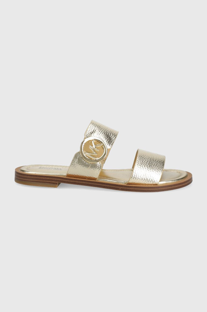 MICHAEL Michael Kors Kožené pantofle Summer Sandal - Pepit.cz