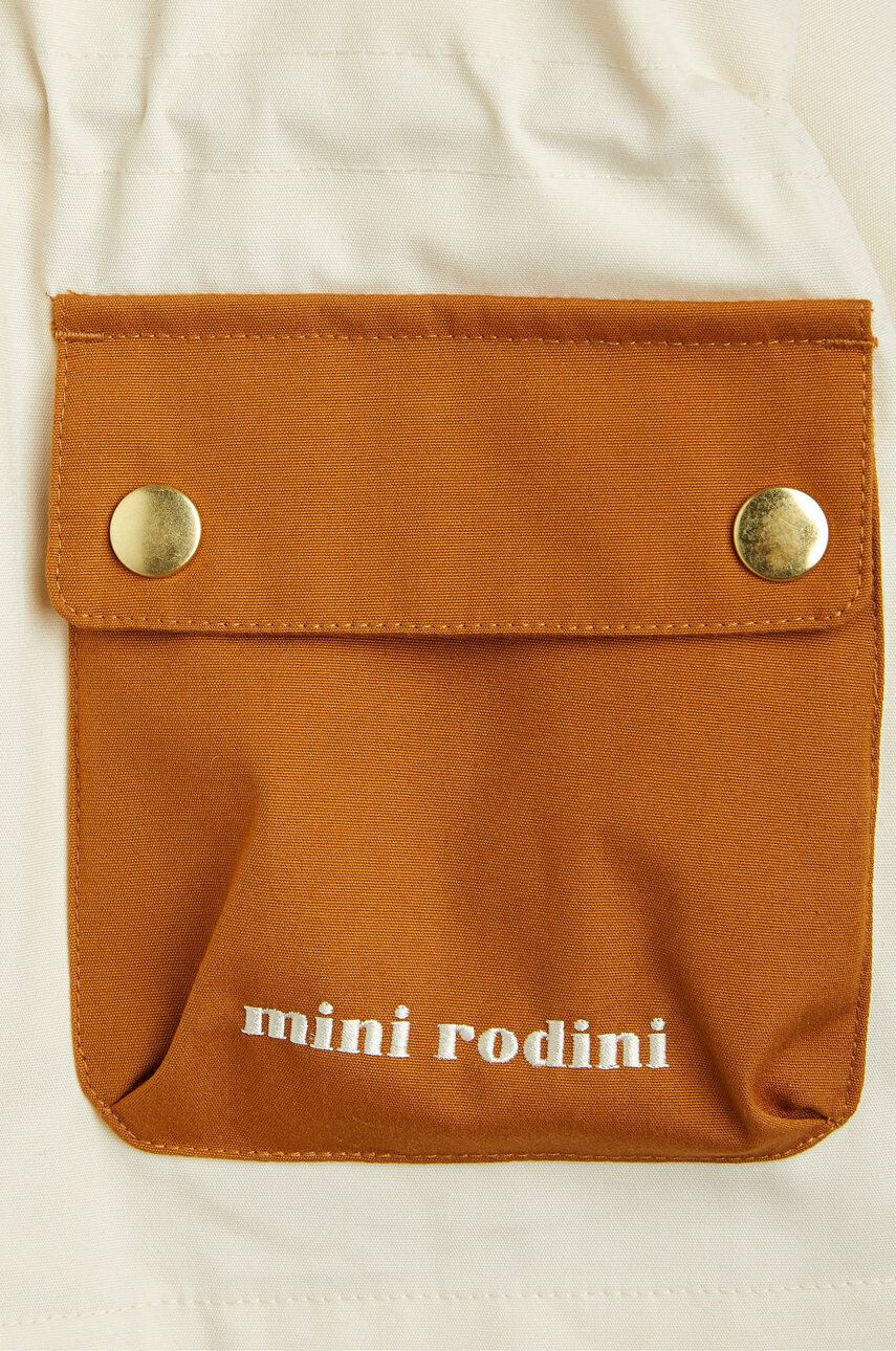 Mini Rodini Dětská bunda bílá barva - Pepit.cz