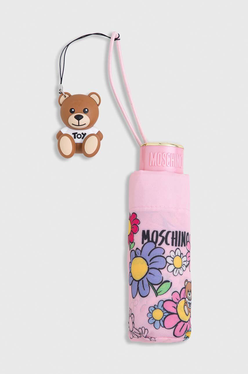 Moschino Dětský deštník růžová barva - Pepit.cz