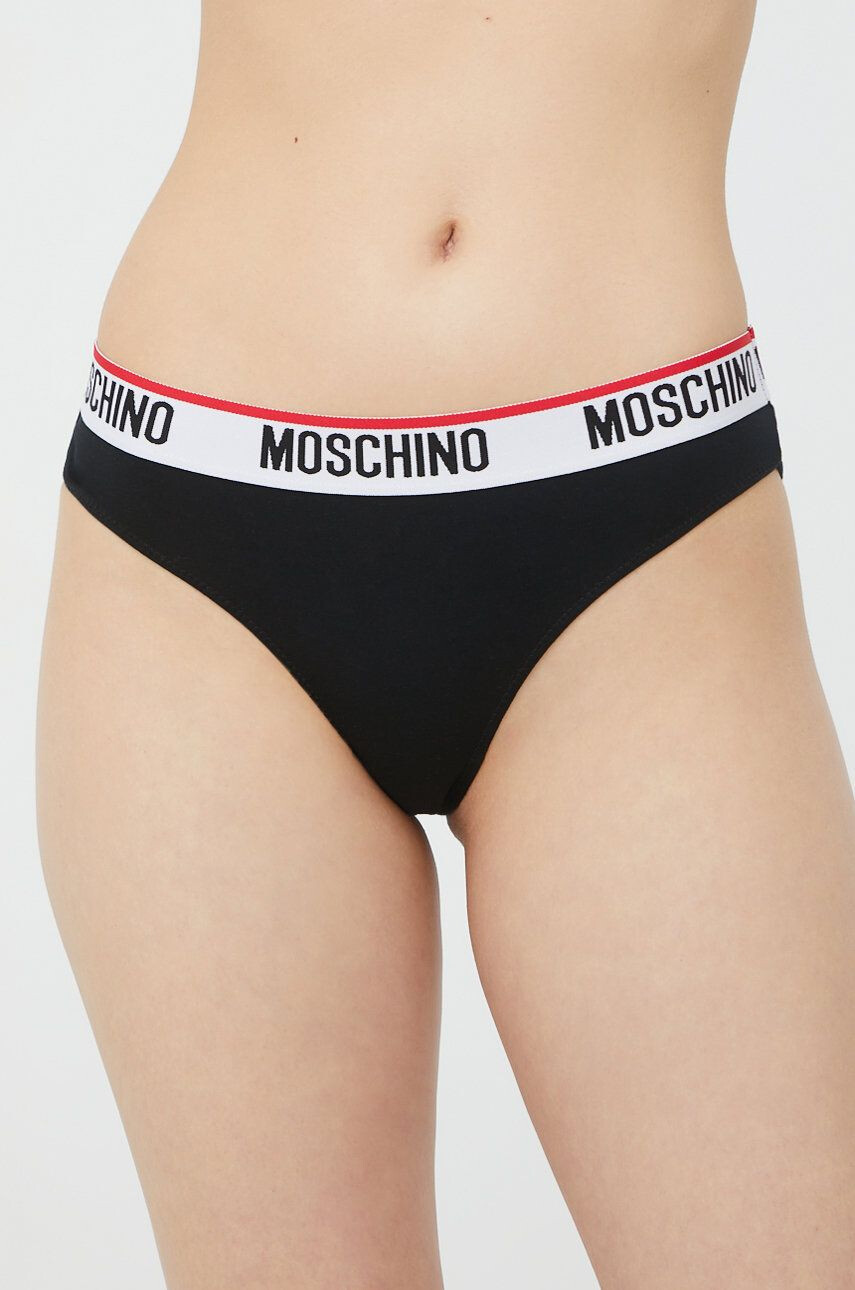 Moschino Underwear Kalhotky černá barva - Pepit.cz