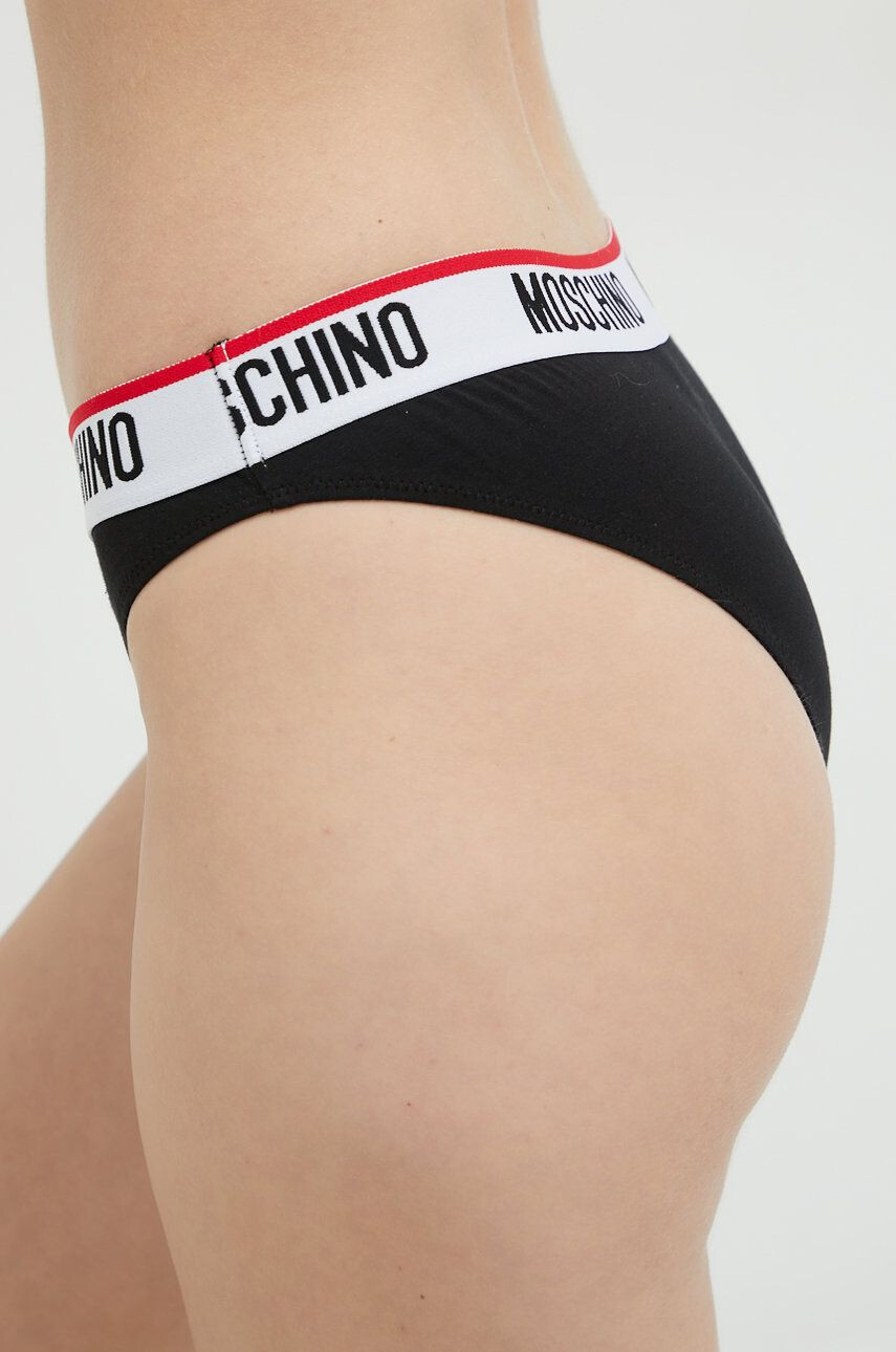 Moschino Underwear Kalhotky 2-pack černá barva - Pepit.cz