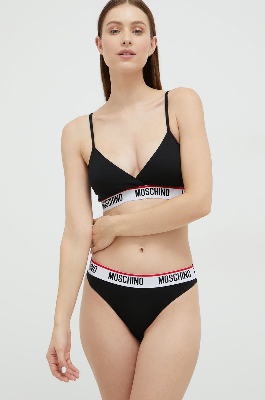 Moschino Underwear Kalhotky 2-pack černá barva - Pepit.cz