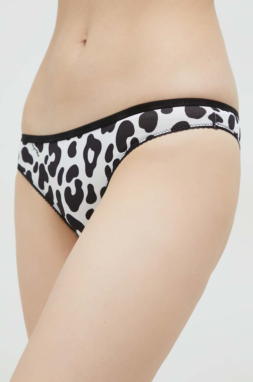 Moschino Underwear Kalhotky brazilky 3-pack černá barva - Pepit.cz